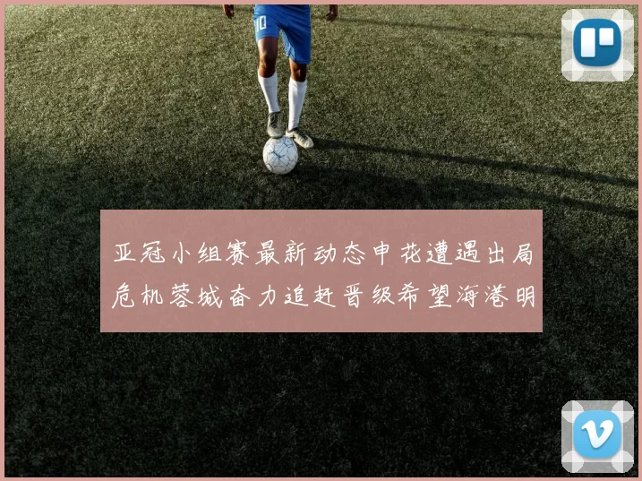 亚冠小组赛最新动态申花遭遇出局危机蓉城奋力追赶晋级希望海港明日迎战挑战